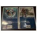 (2) Wolverine Civil War Comics