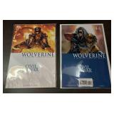 (2) Wolverine Civil War Comics