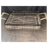 Vintage Willow Stick Tabletop/ Storage Tray