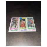 1980 Topps NBA Panel Erving, Bridgeman & Sobers