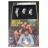 Genesis and Beegees Vinyl Records