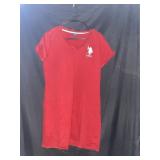 US Polo Assoc Sz L Red Shirt