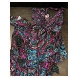 Women's Large Paisley Halter Style Dress