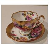 Queen Anne Teacup/Saucer (B15)