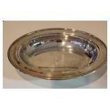 Vintage silver-plated serving tray (B17)