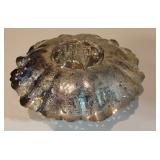 Vintage silver-plated bride's basket (B17)