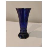 Vintage Josef Hoffmann Cobalt Blue Vase 1920s (B11