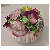 Vintage bone floral arrangement (B0)