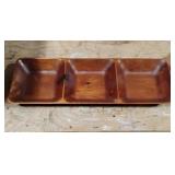Mid-Century Modern (MCM) 3-section tray (B20)