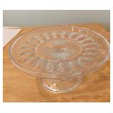 Antique Crystal Pedastal Cake Stand (B6)
