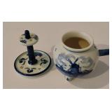 Vintage Creamer & Pipe Stand (B11)