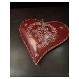 Metal heart ornament