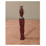 Vintage hand-carved African wooden figure (B10)