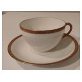 Limoges Teacup/Saucer (B19)