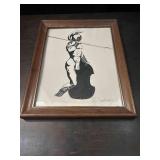 Vintage Spartan Style Warrior Art