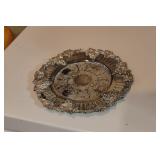 Silver-plated plate (B17)