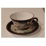 Japanese Teacup/Saucer (B19)
