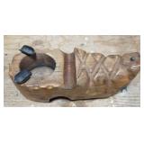 Vintage Wooden Ashtray Shoe/Boot (B9)