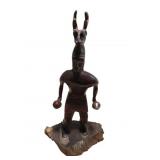 Wood Carved Yaqui Deer Dancer Sculpture (B9)