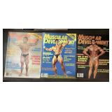 Muscular Development Magazines (3) 1985