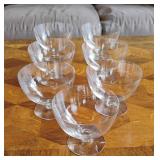 (7) Glass Desert Bowls (B13)