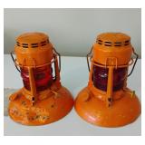 (2) Diettz Traffic Guard Lanterns (B14)