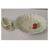 Carlton Ware Bowl/Plate & Gravy Boat (B12)