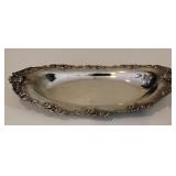 Vintage silver-plated bread tray (B8)