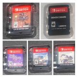 Nintendo Switch Assorted Lot (5) with Cases