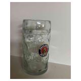 Paulaner Mï¿½nchen Dimpled Glass Beer Mug