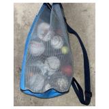 Bag of Baseballs and Golf Balls