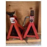 Heavy-duty steel jack stands