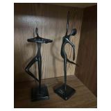 Vintage ballerina sculptures