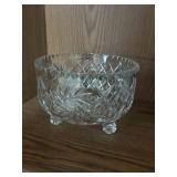 Crystal Footed Bowl