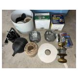 various plumbing and household repair pieces
