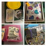 Assorted Sewing and Crafting Items / Needles