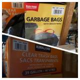 Garbage & Clear Garbage Bags (2 Boxes)