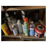 Full Shelf of Assorted Maintenance / Sprays