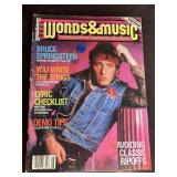 1987 Words & Music Magazine Ft. Bruce Springsteen