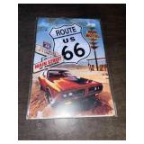Route 66 Metal Tin Sign