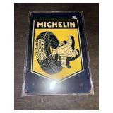 Michelin Man Metal Tin Sign