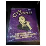 Moms Metal Laundry Room Metal Tin Sign