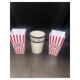 (3) Popcorn Buckets