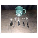 Cheese Knives & Christmas Mug