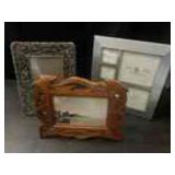 (3) Assorted Picture Frames
