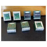 Lot of 7 Hallmark Keepsake Lionel Mini Ornaments
