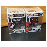 Funko Pop Marvel Carnage and Toxin