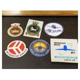 Collection 6 Vintage Aviation & Military Patches