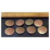 Vintage Burrard Dry Dock Vancouver ID Badges