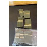 Canadian Army olive drab (OD) rank slip-ons